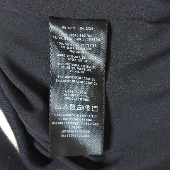 Anthropologie Elevenses Hallie Embroidered Bomber Jacket Black Velvet – Size S - Picture 13 of 15